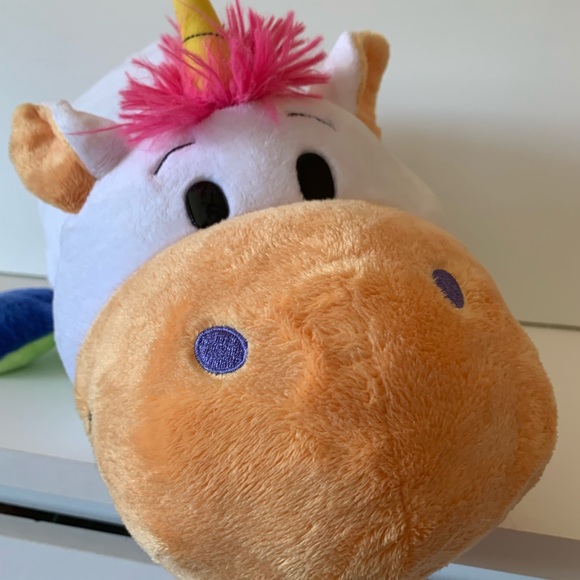 FlipaZoo Unicorn/Dragon 16”Huggable-Pillow Plush - Picture 10 of 12